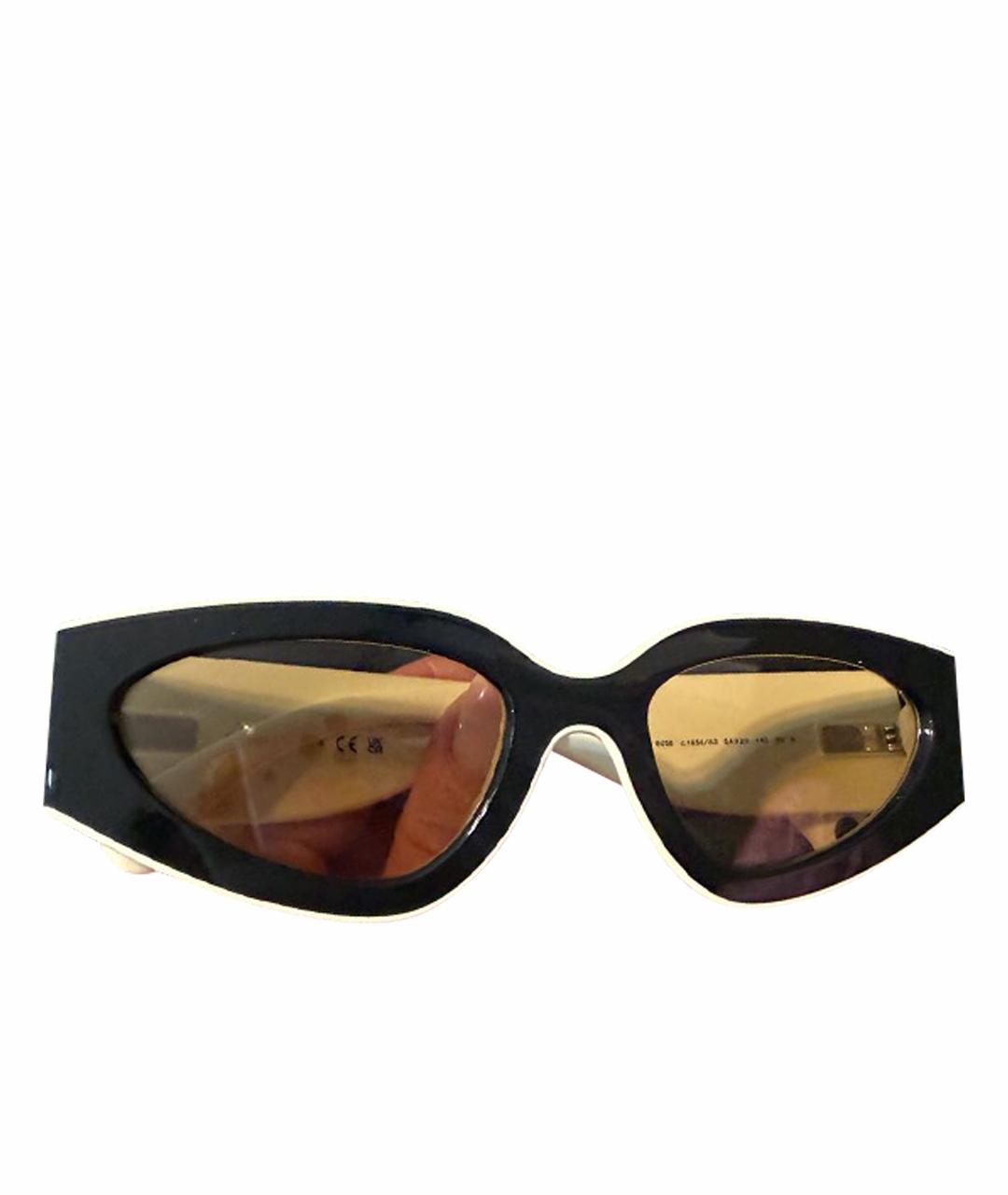 CHANEL Черные пластиковые солнцезащитные очки, фото 1