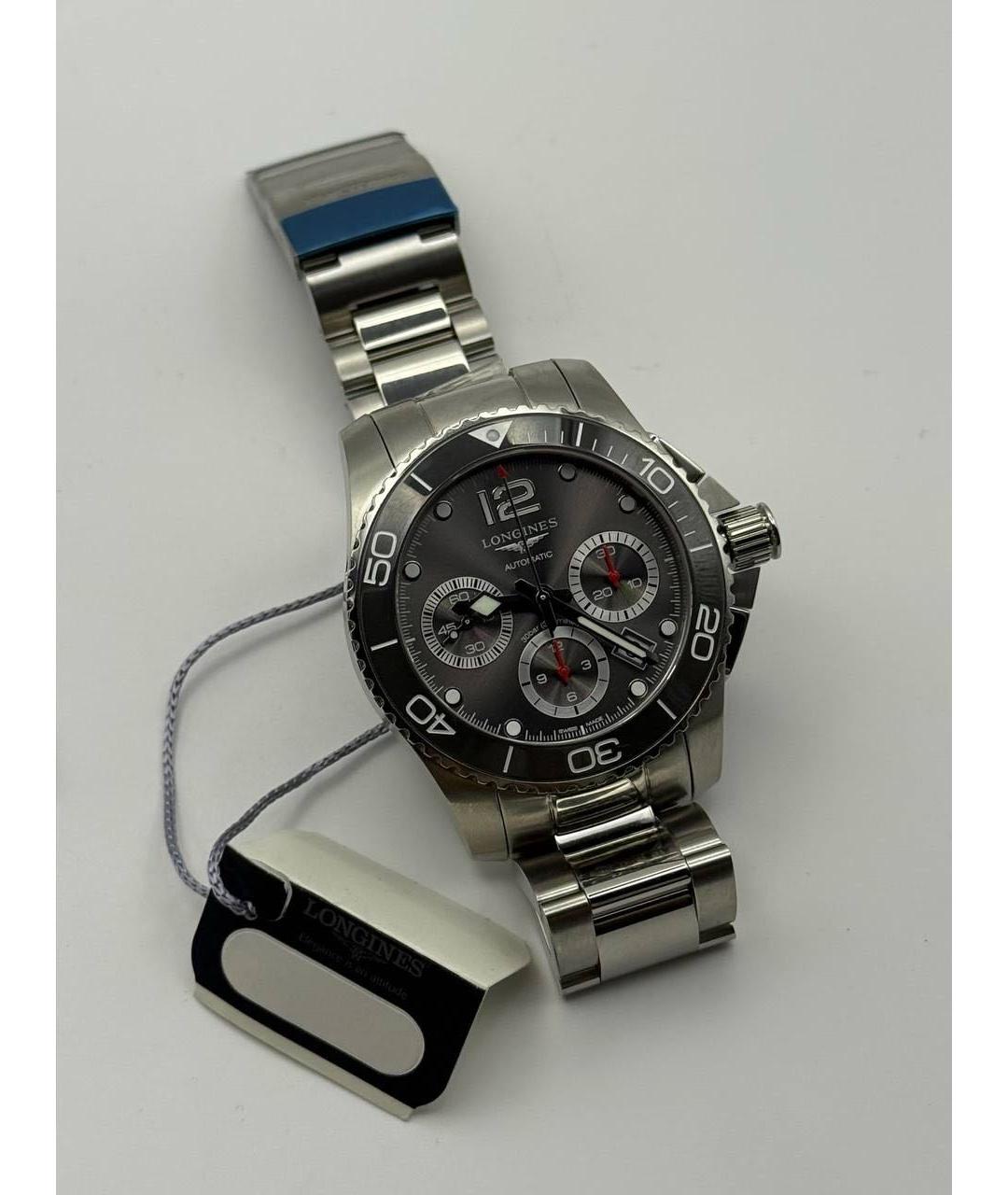 LONGINES Серебряные стальные часы, фото 9