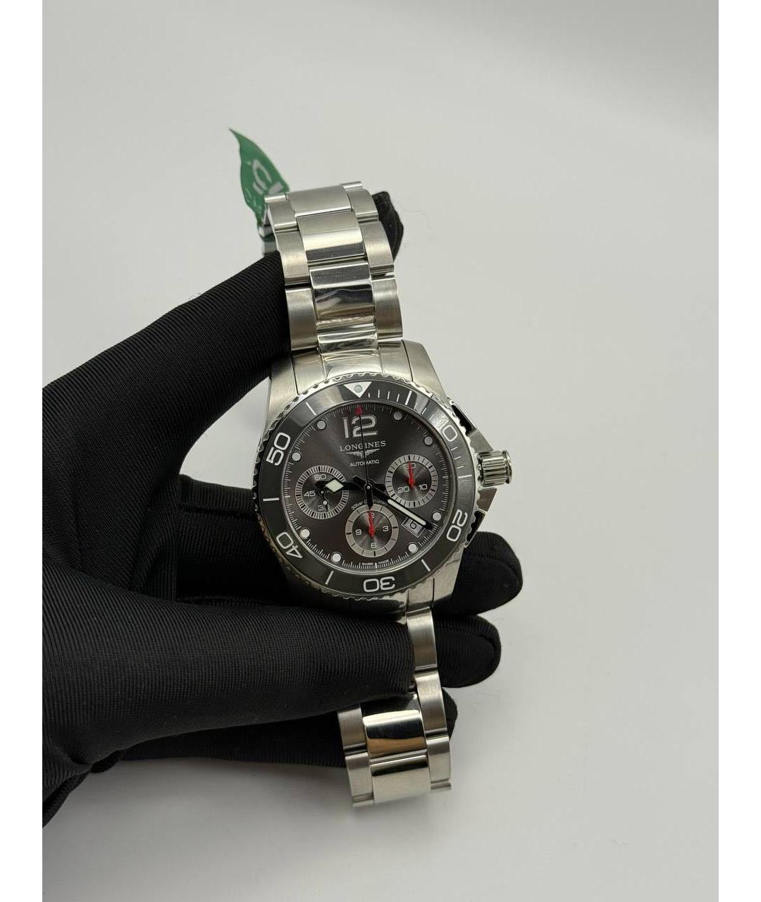 LONGINES Серебряные стальные часы, фото 3