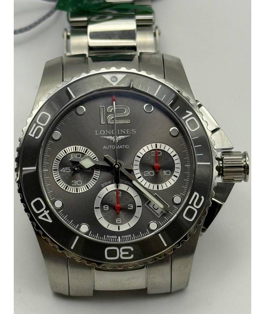 LONGINES Серебряные стальные часы, фото 4