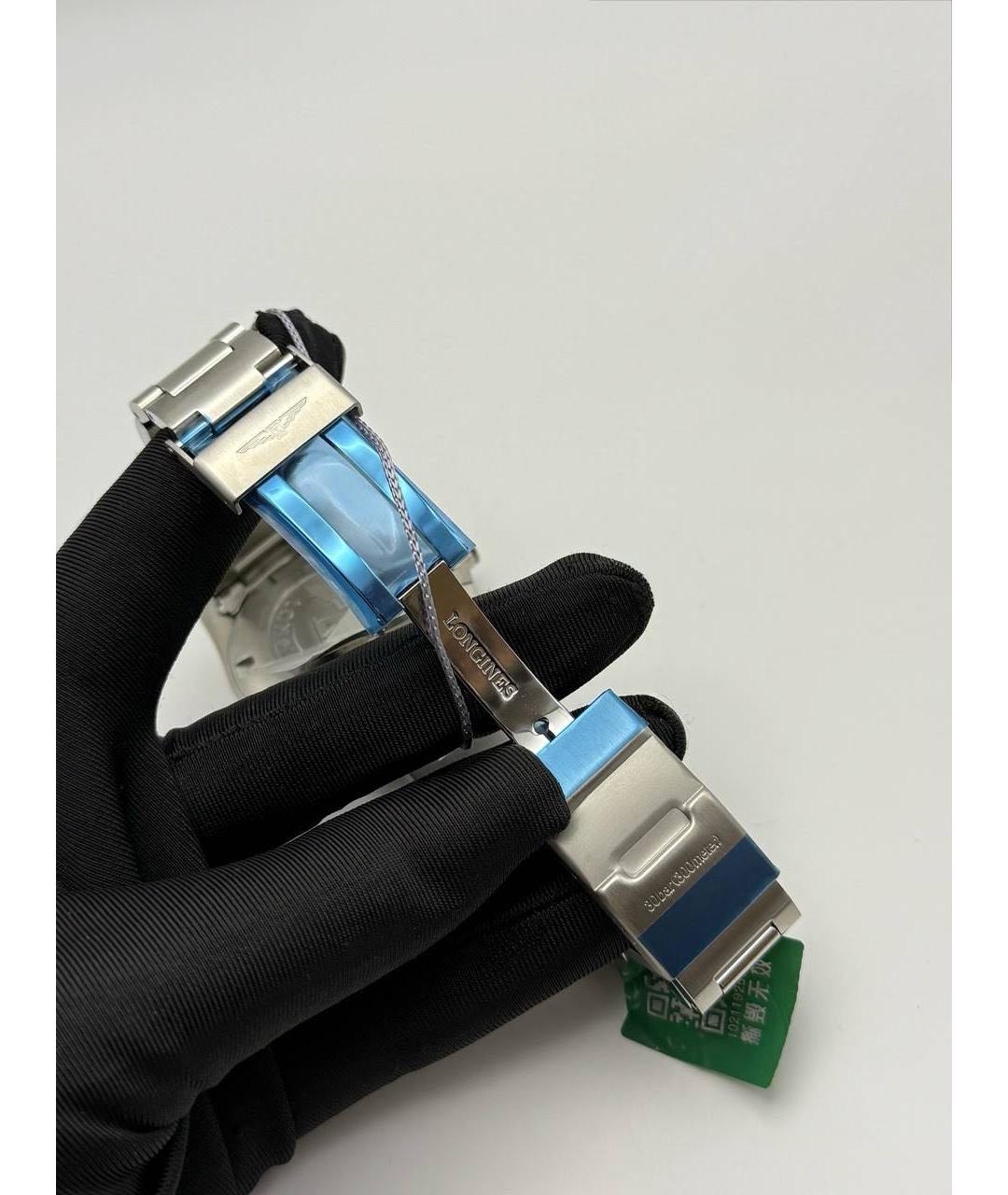 LONGINES Серебряные стальные часы, фото 8