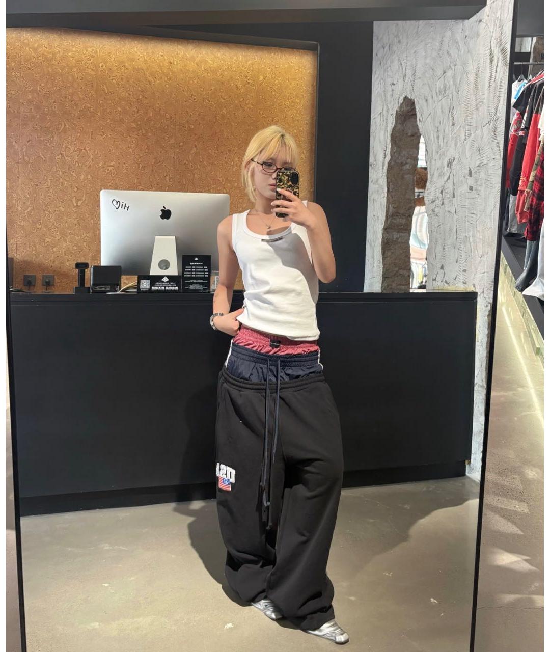 GRAILZ PROJECT G/R Черные хлопковые повседневные брюки, фото 6