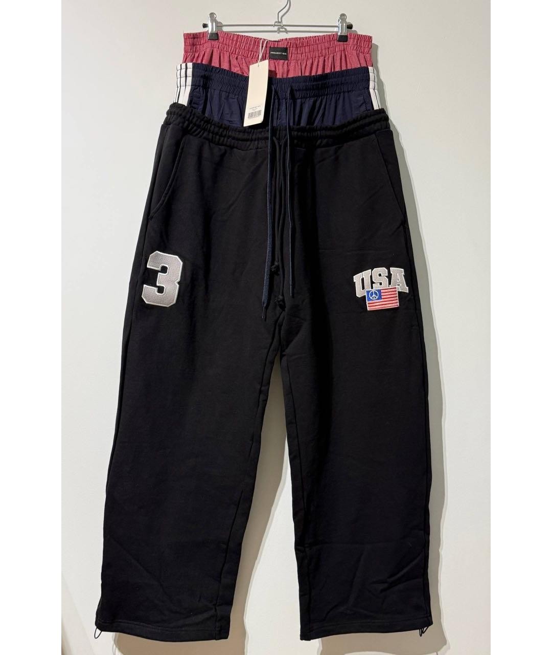 GRAILZ PROJECT G/R Черные хлопковые повседневные брюки, фото 7