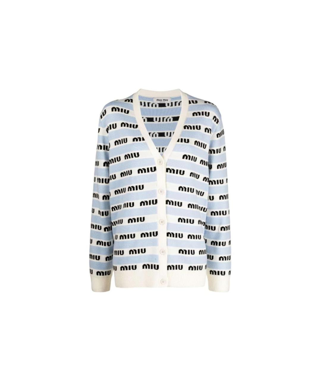 MIU MIU Синий кардиган, фото 5
