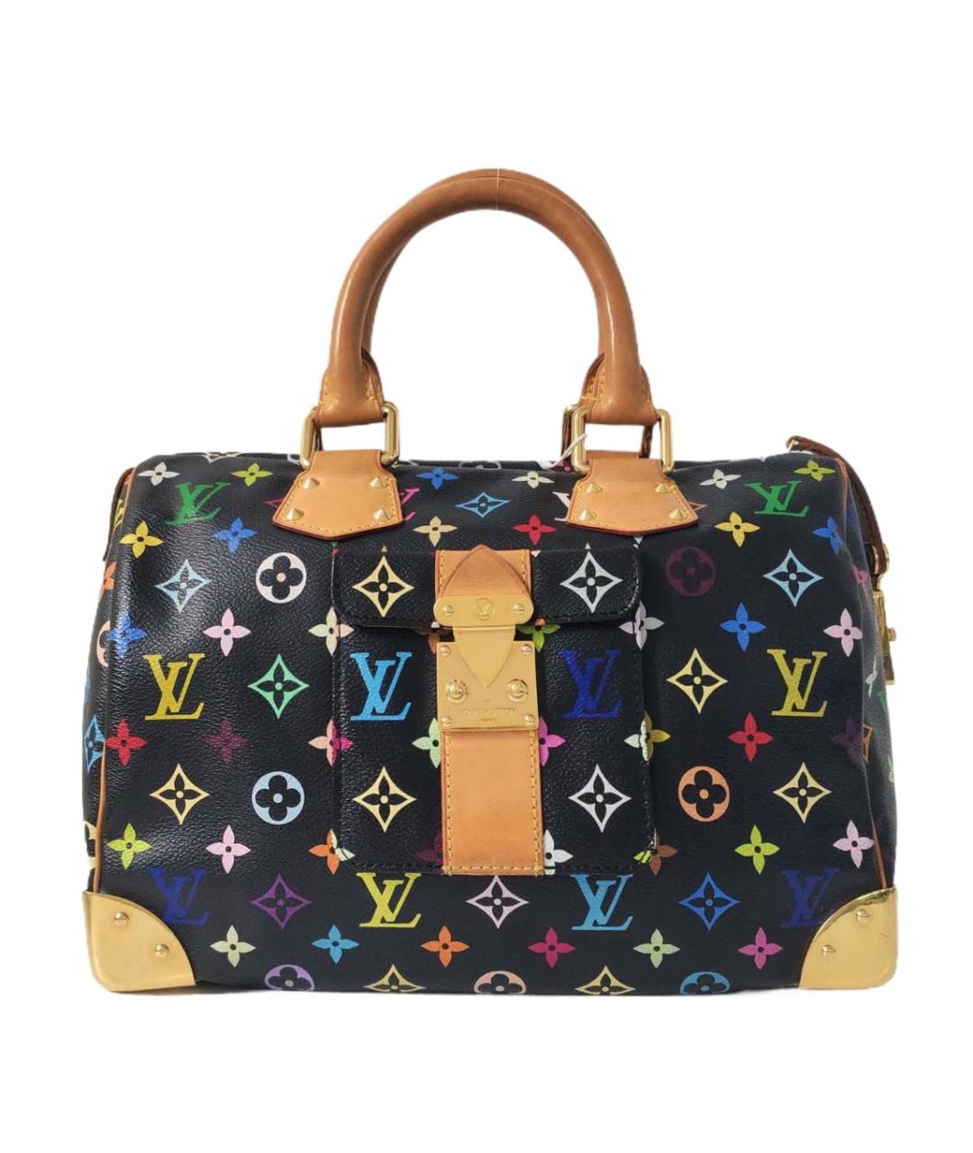 LOUIS VUITTON Черная сумка с короткими ручками, фото 1
