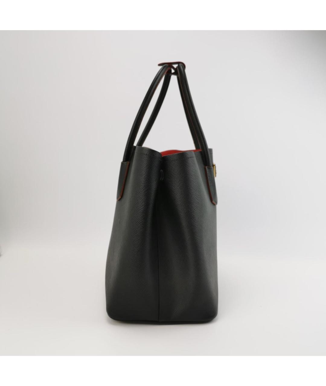 PRADA Черная кожаная сумка через плечо, фото 2