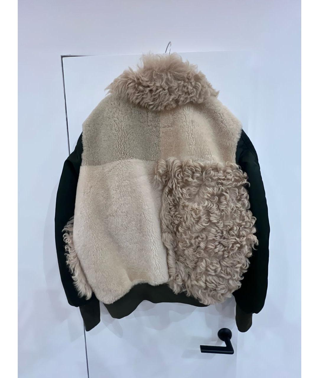 DIESEL Хаки меховая куртка, фото 2