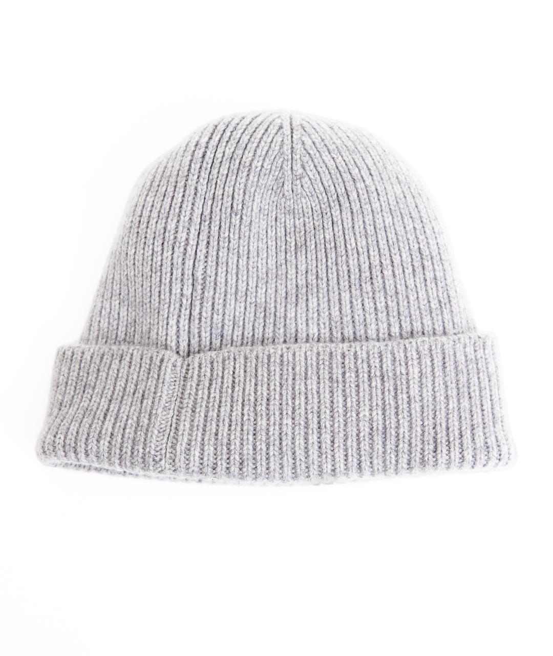 LOUIS VUITTON Серая кашемировая шапка, фото 2