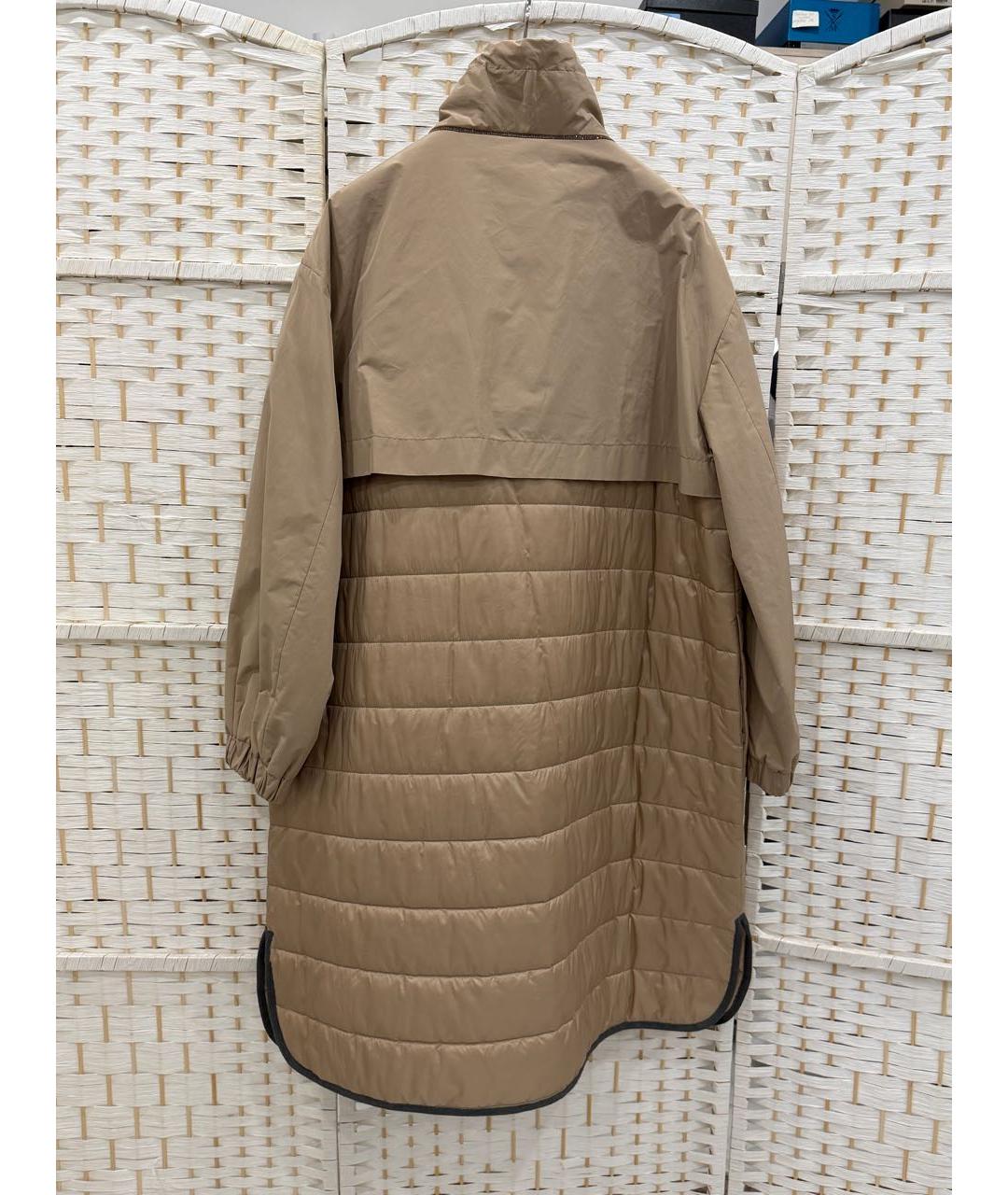 BRUNELLO CUCINELLI Бежевый тренч/плащ, фото 2