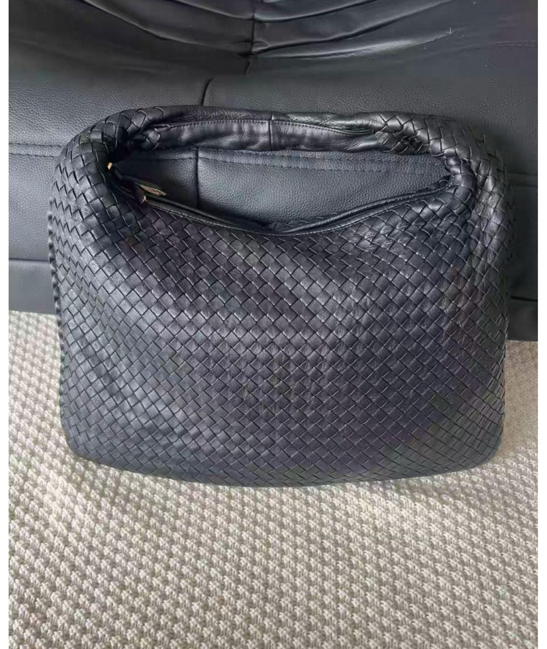 BOTTEGA VENETA Серая кожаная сумка через плечо, фото 3