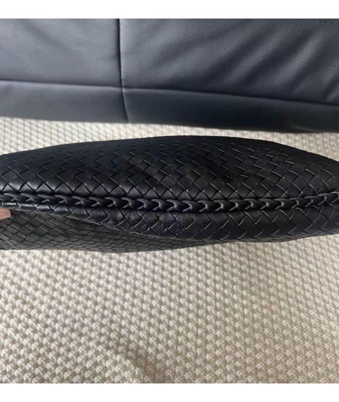 BOTTEGA VENETA Серая кожаная сумка через плечо, фото 6
