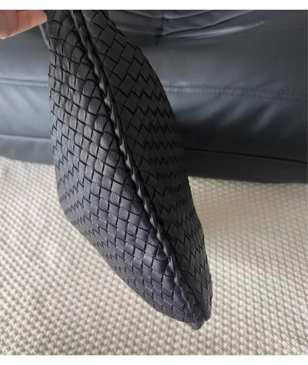 BOTTEGA VENETA Серая кожаная сумка через плечо, фото 5