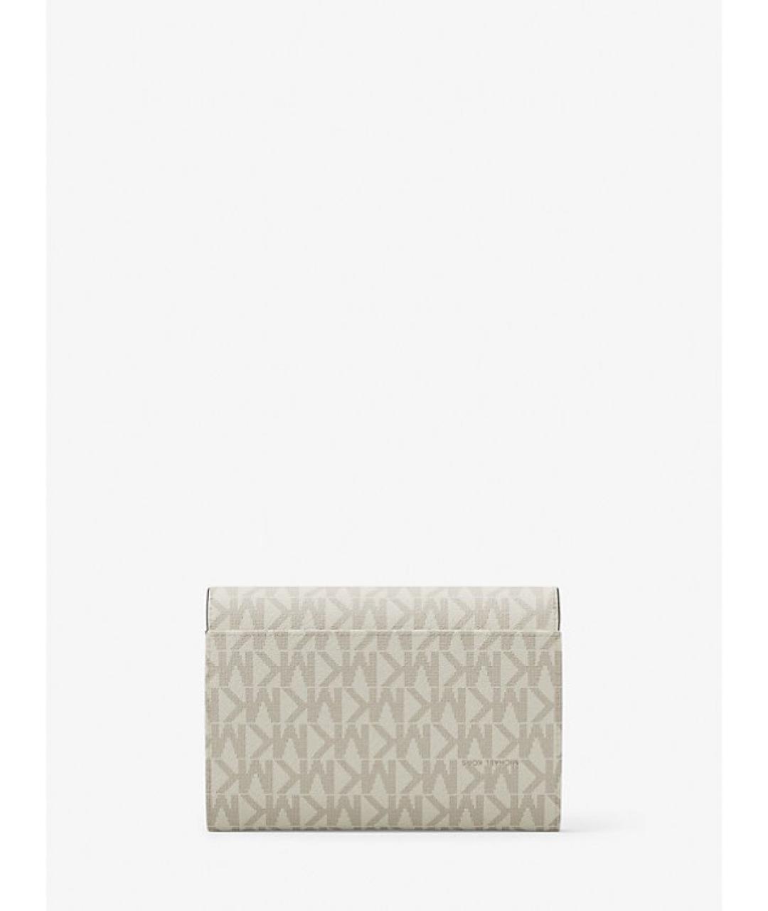 MICHAEL KORS Бежевый кошелек из искусственной кожи, фото 2