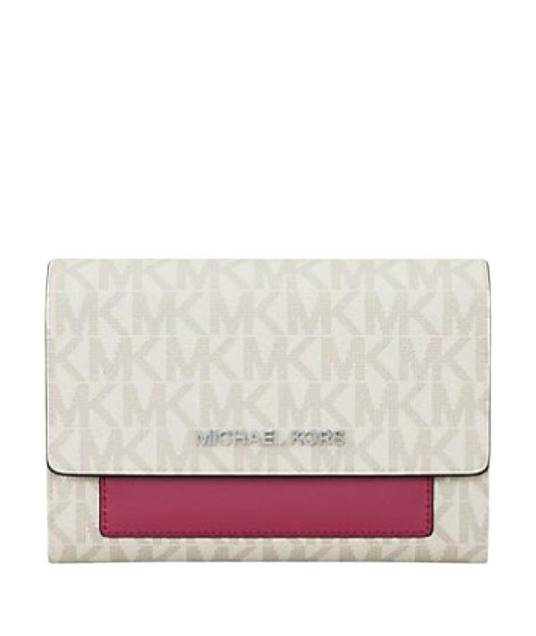 MICHAEL KORS Бежевый кошелек из искусственной кожи, фото 1