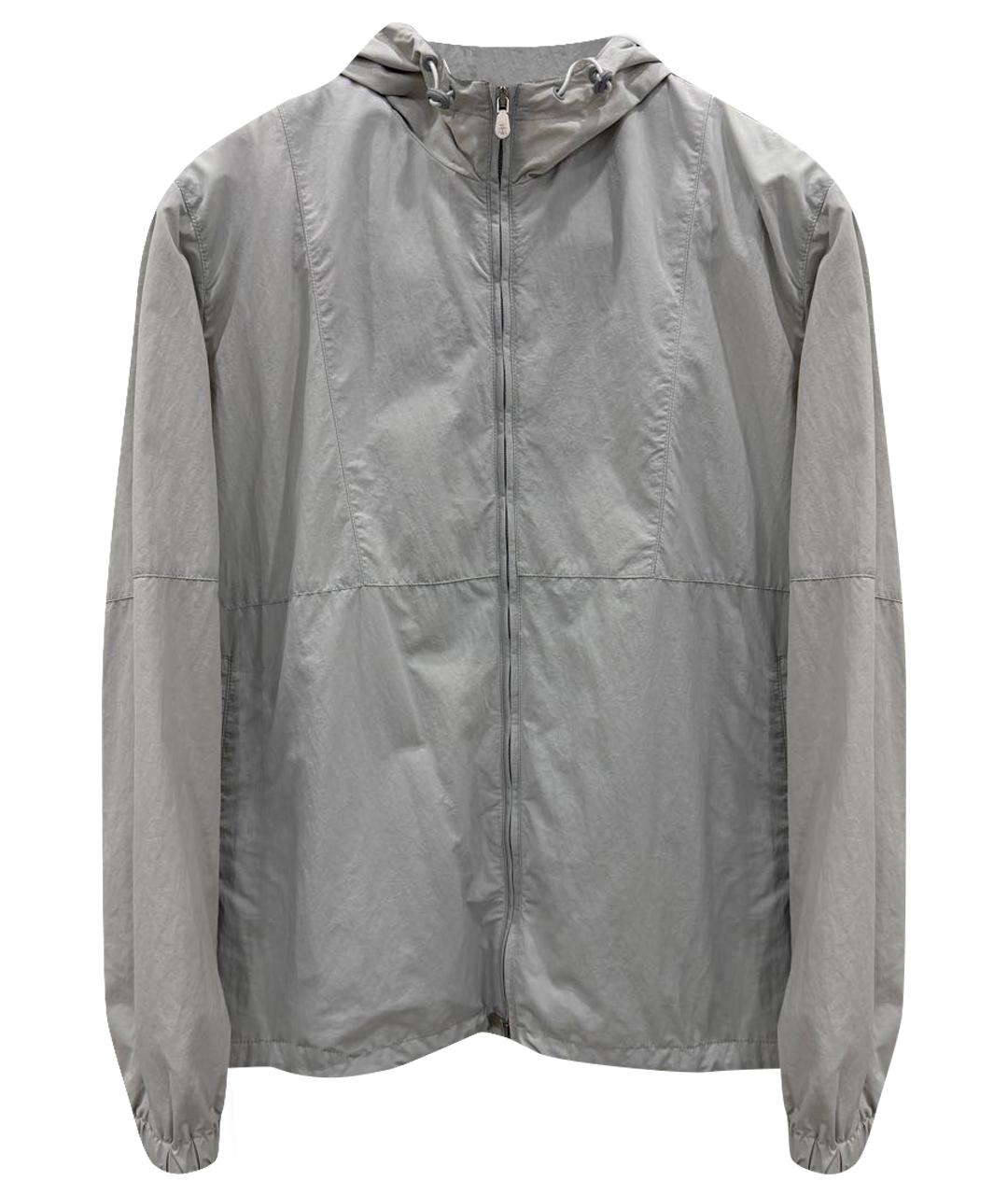 BRUNELLO CUCINELLI Серая полиэстеровая куртка, фото 1