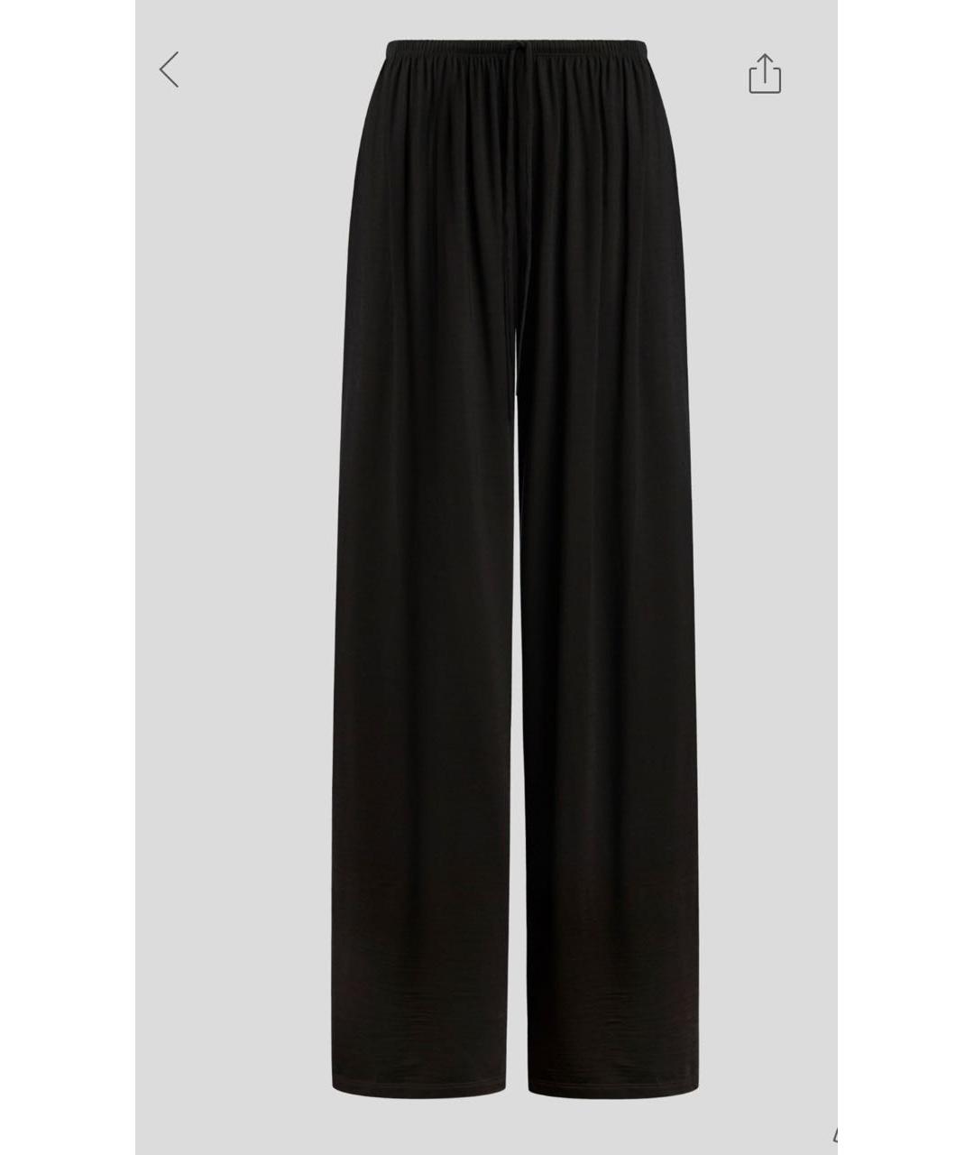12 STOREEZ Черные брюки широкие, фото 5