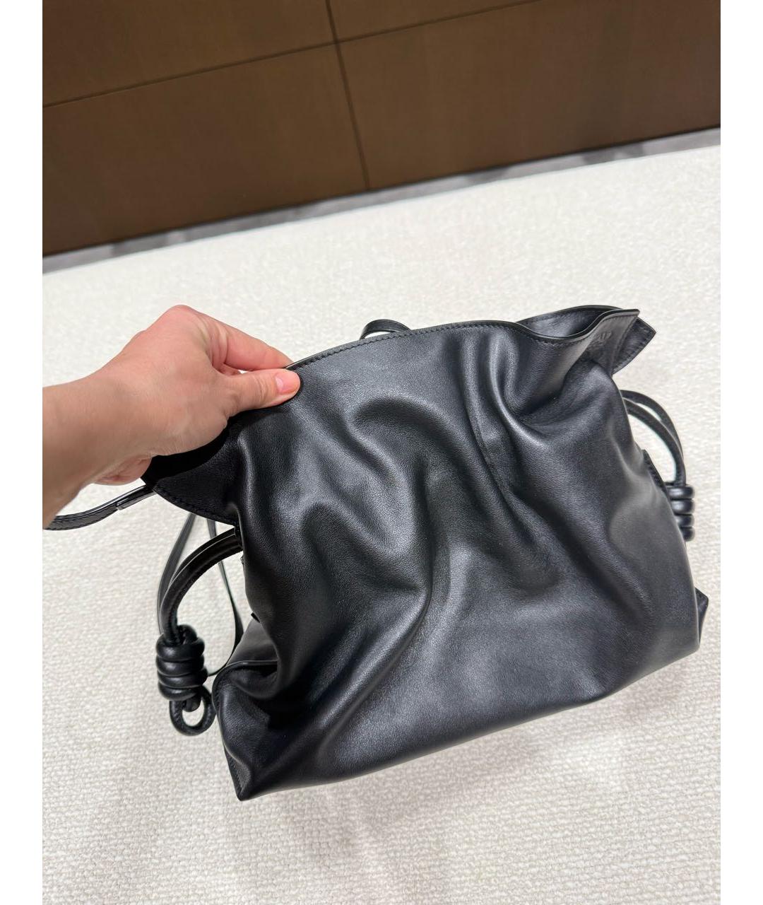 LOEWE Черная кожаная сумка через плечо, фото 3