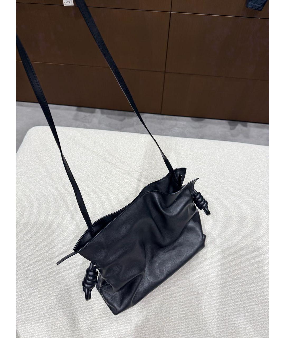 LOEWE Черная кожаная сумка через плечо, фото 8