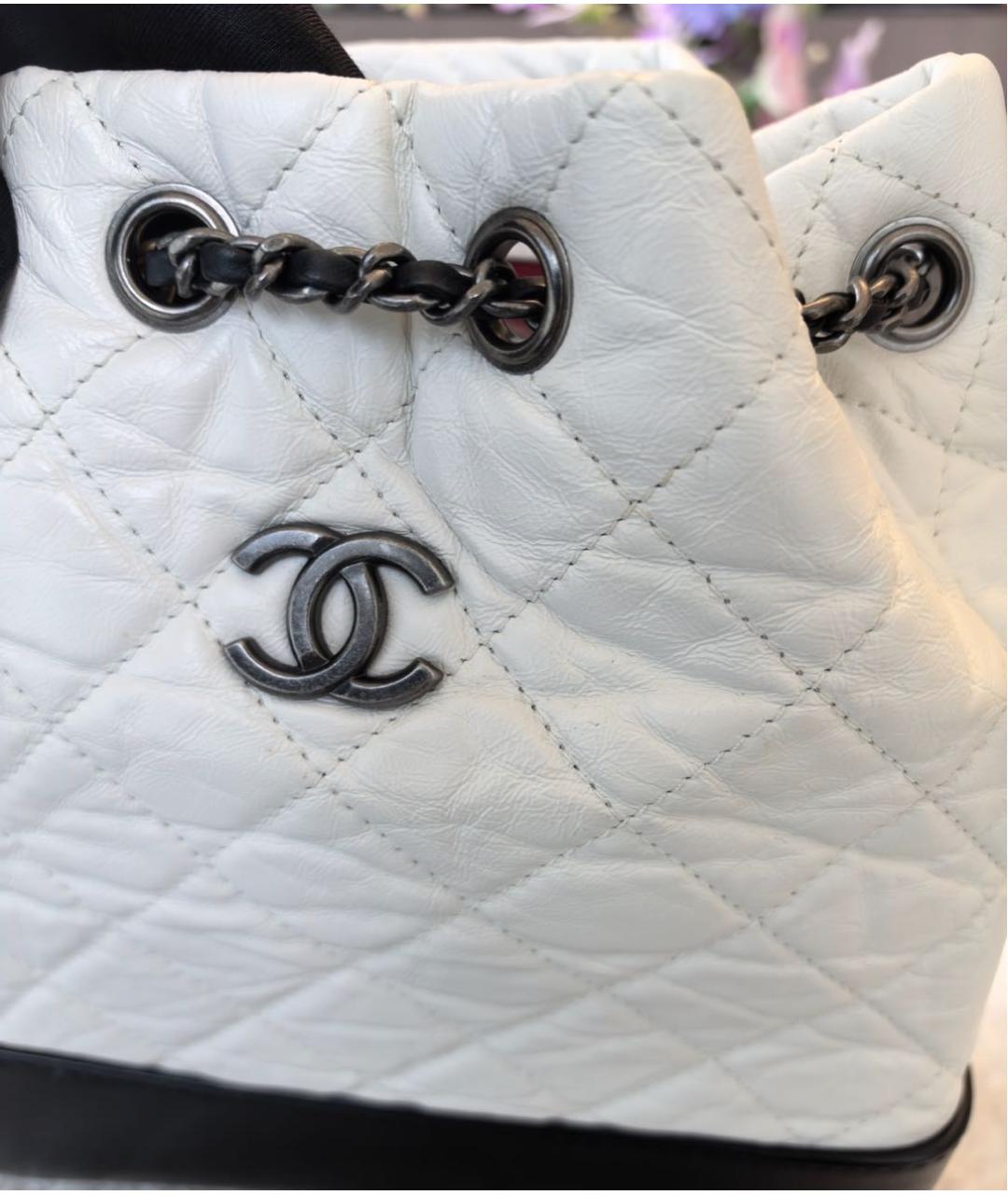 CHANEL Белый рюкзак, фото 2