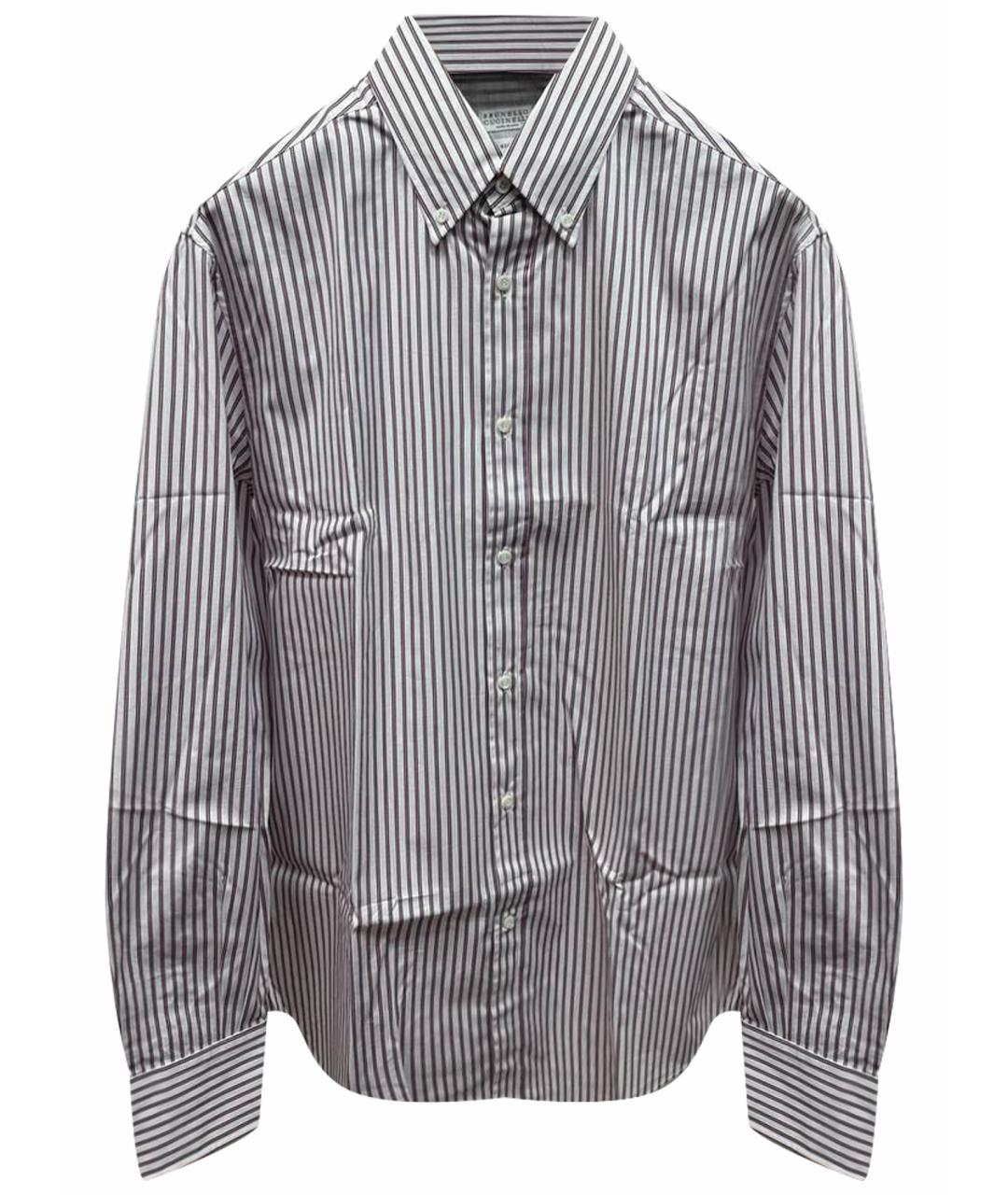 BRUNELLO CUCINELLI Мульти хлопковая кэжуал рубашка, фото 1