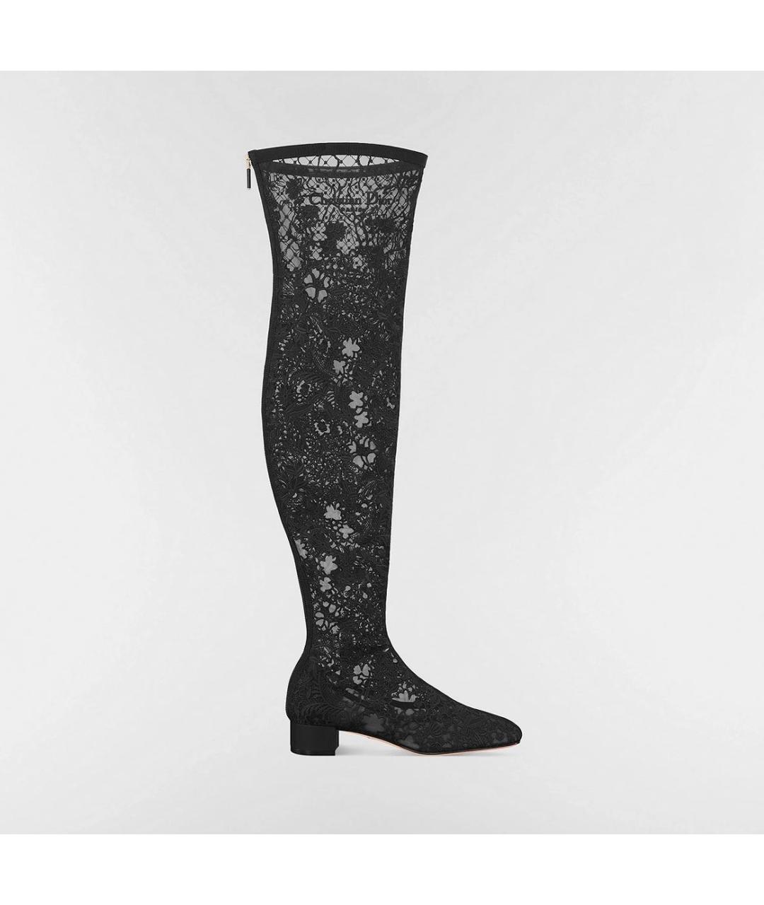 CHRISTIAN DIOR Черные сапоги, фото 4