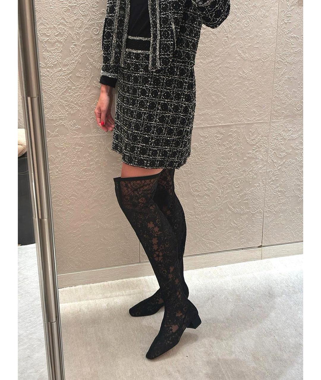 CHRISTIAN DIOR Черные сапоги, фото 2