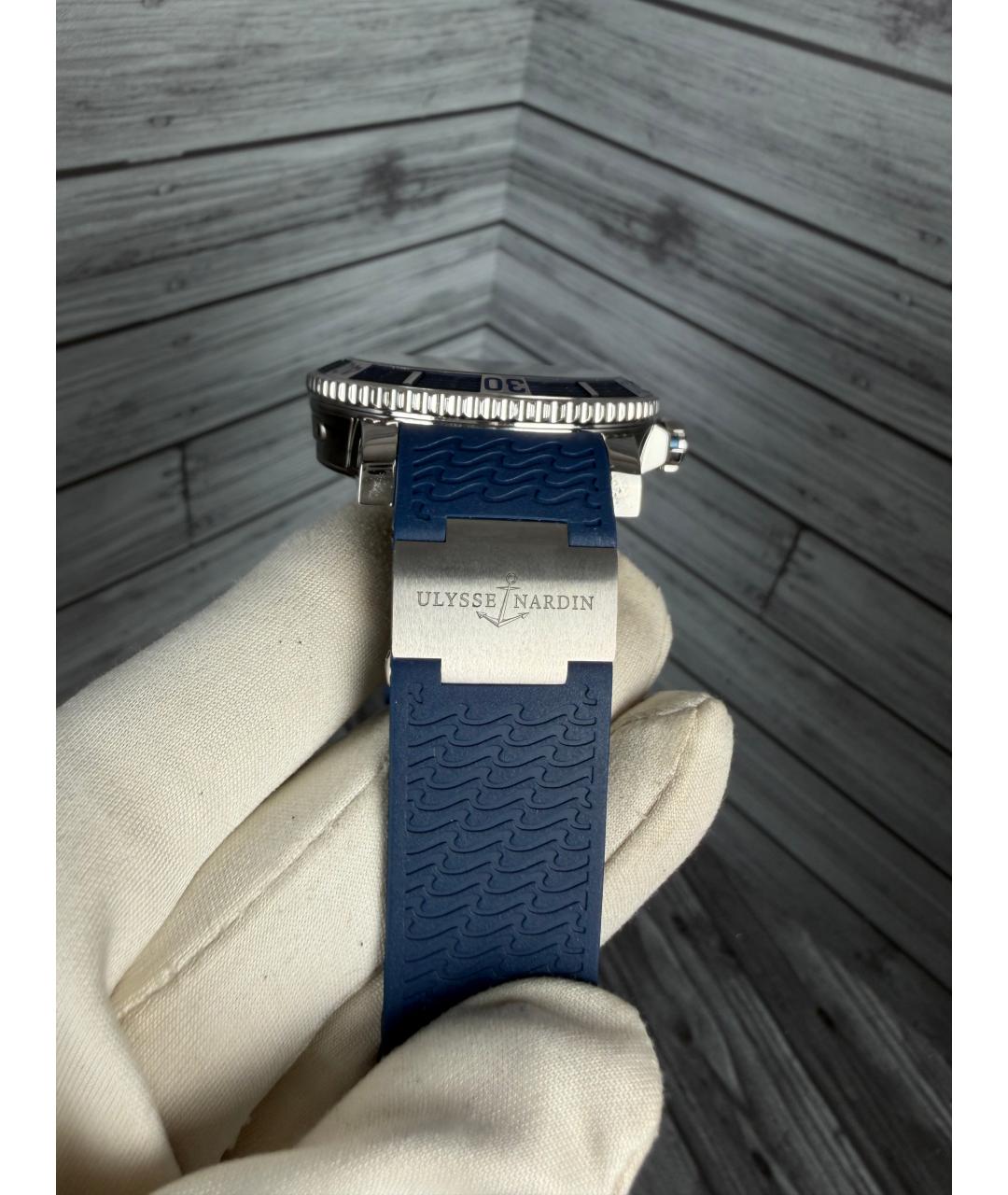 Ulysse Nardin Темно-синие часы, фото 6