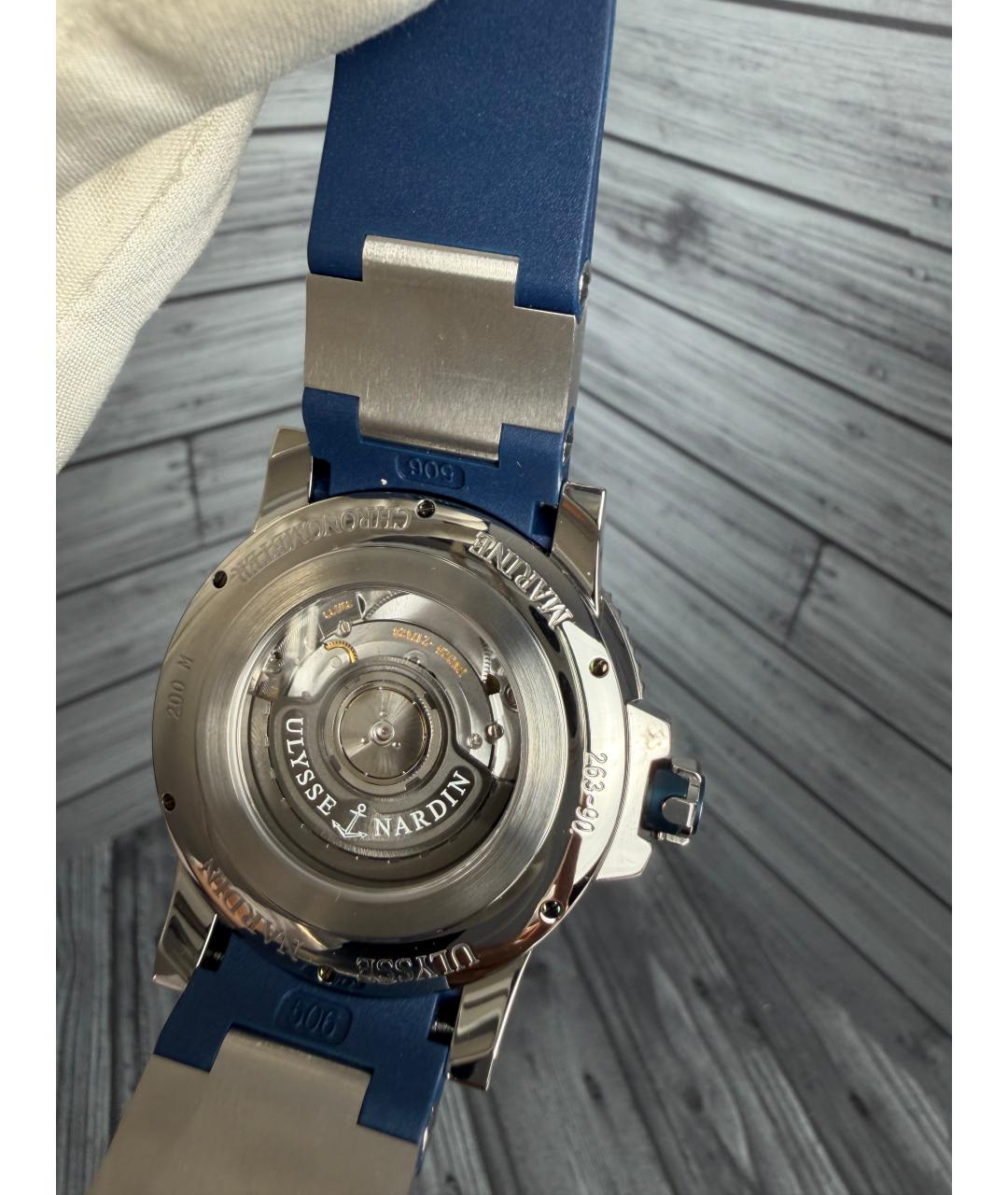 Ulysse Nardin Темно-синие часы, фото 8