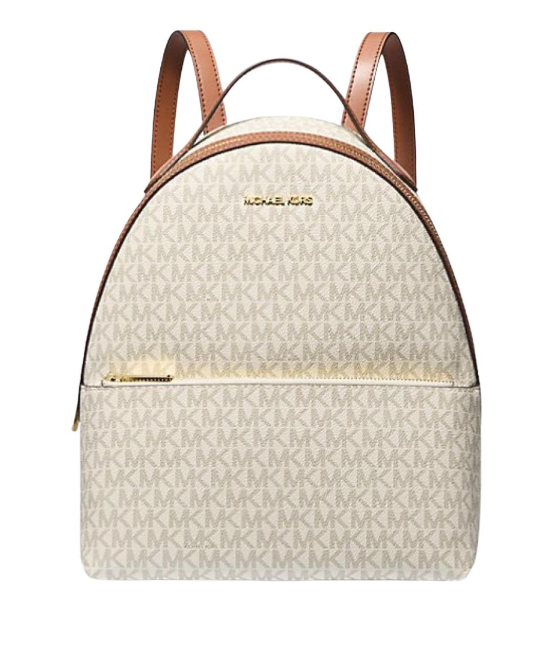 MICHAEL KORS Бежевый рюкзак из искусственной кожи, фото 1