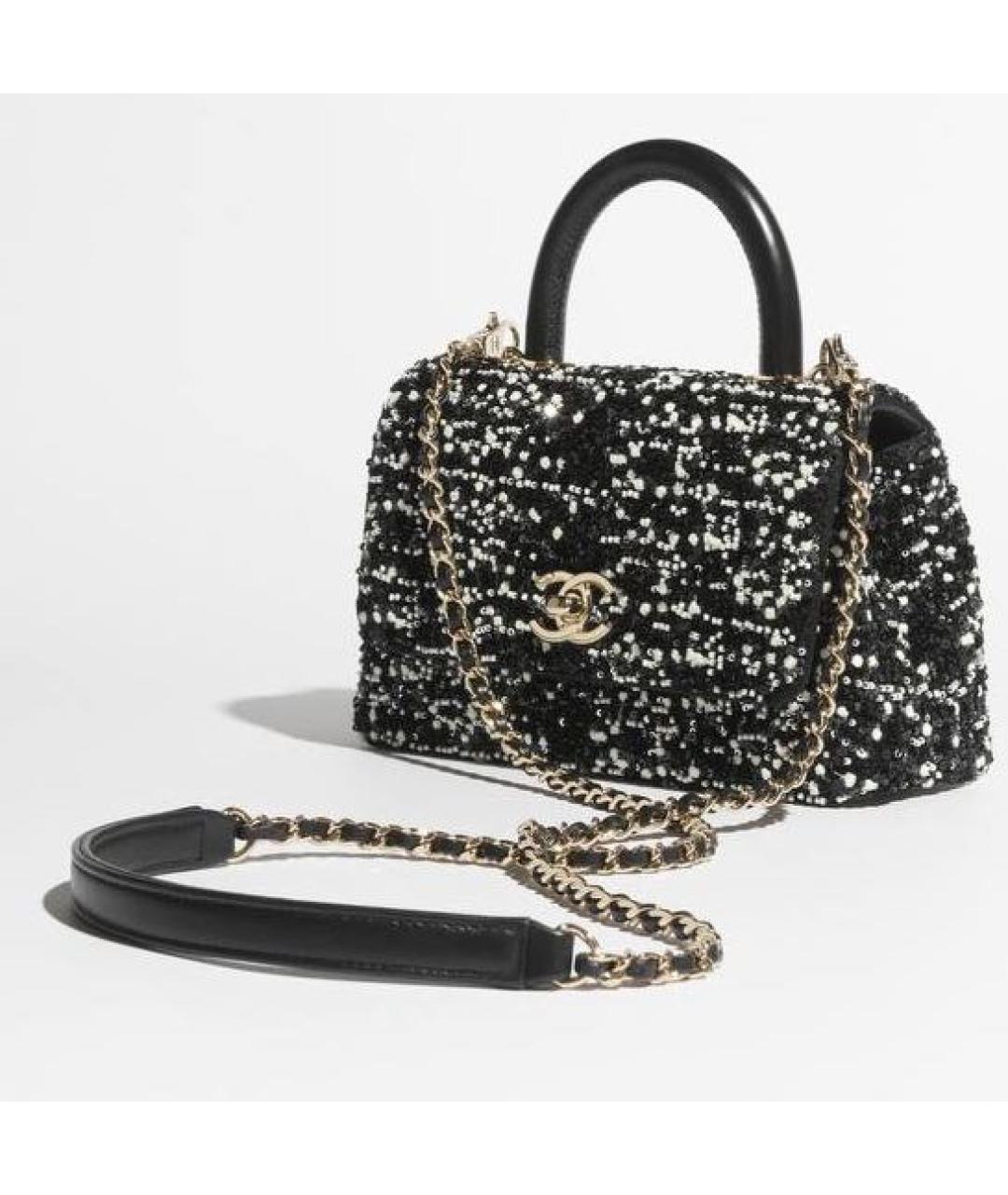 CHANEL Черная сумка через плечо, фото 2