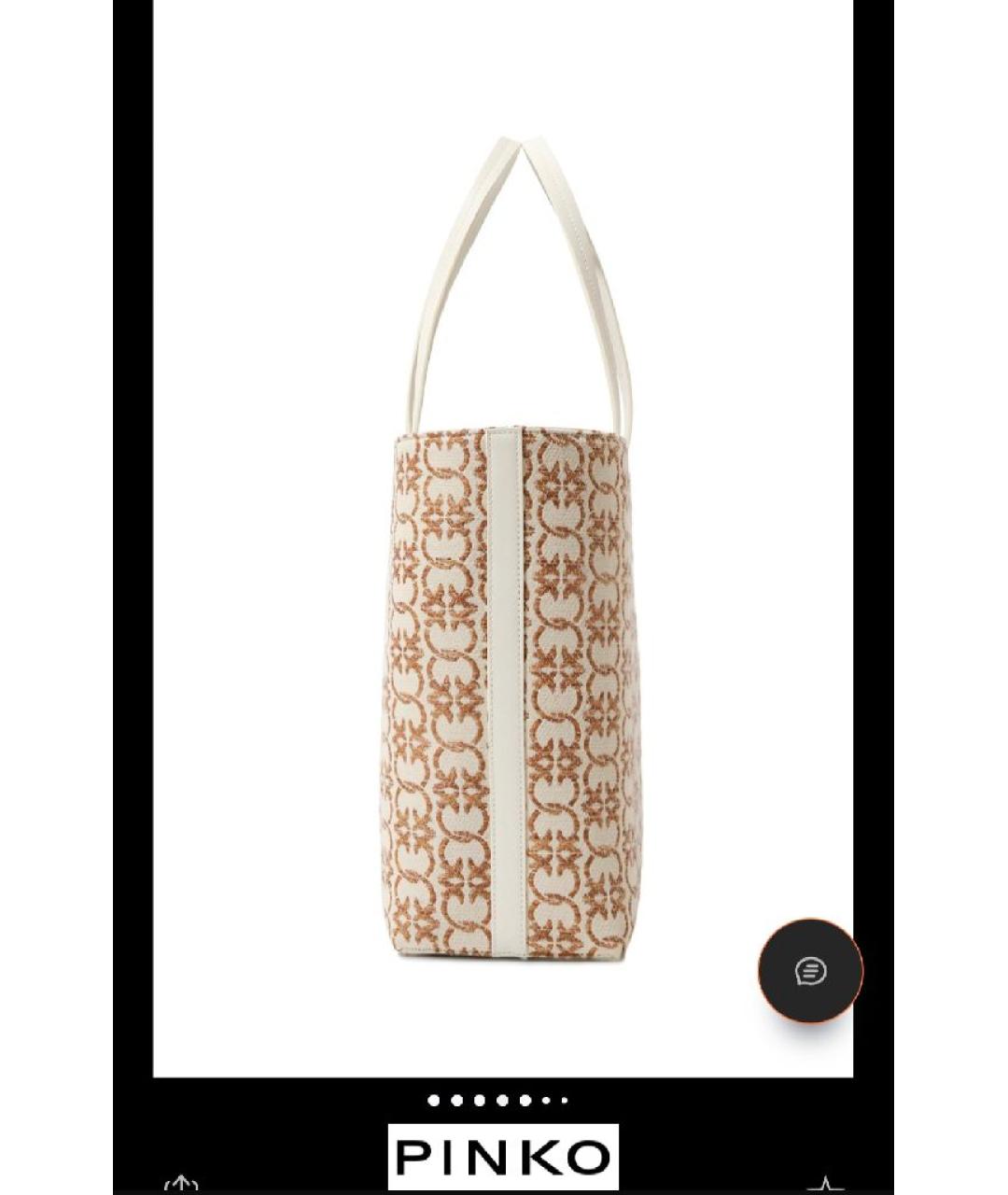 PINKO Мульти тканевая сумка тоут, фото 5