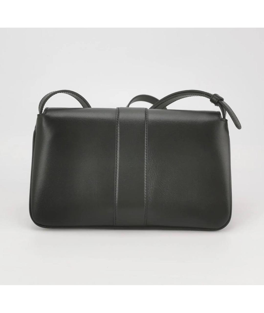 GUCCI Черная кожаная сумка через плечо, фото 2