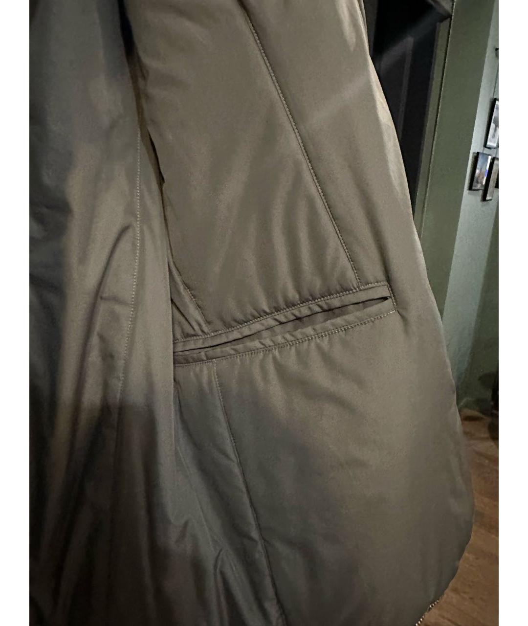 CAPOBIANCO Коричневое шерстяное пальто, фото 7