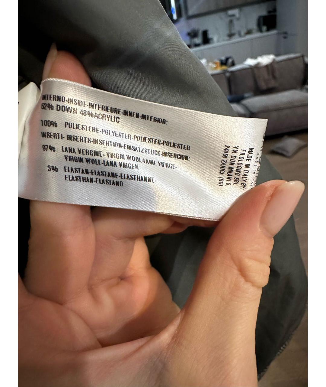 CAPOBIANCO Коричневое шерстяное пальто, фото 5