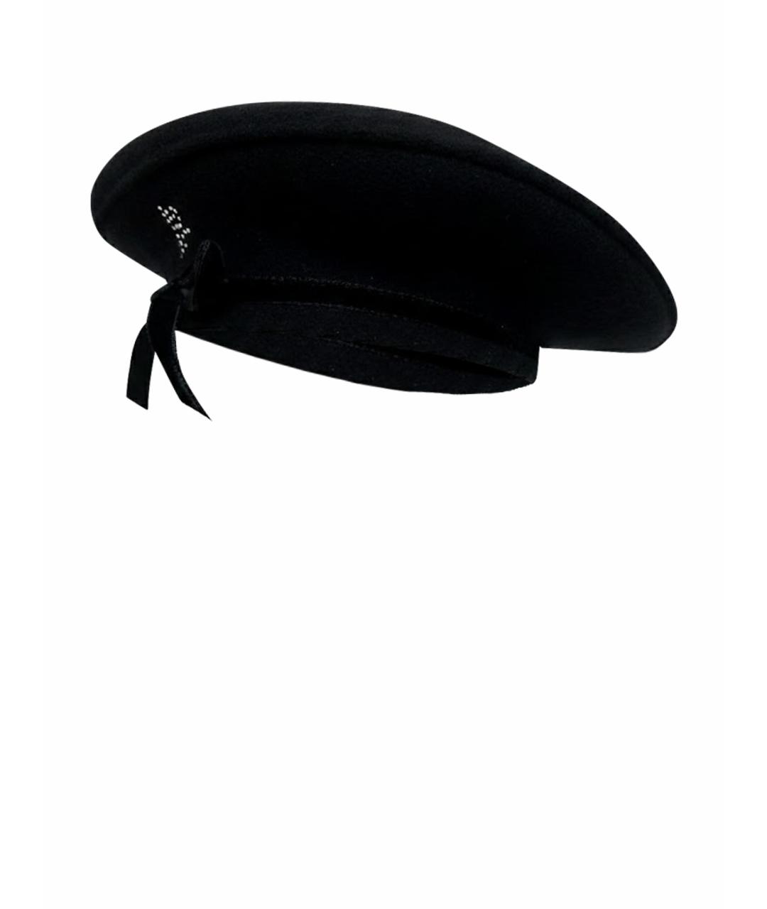 SONIA RYKIEL Черная шерстяная шапка, фото 1