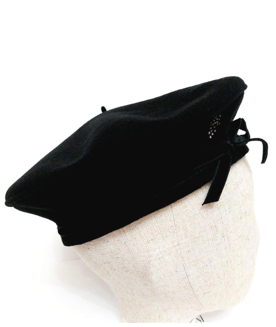 SONIA RYKIEL Черная шерстяная шапка, фото 2