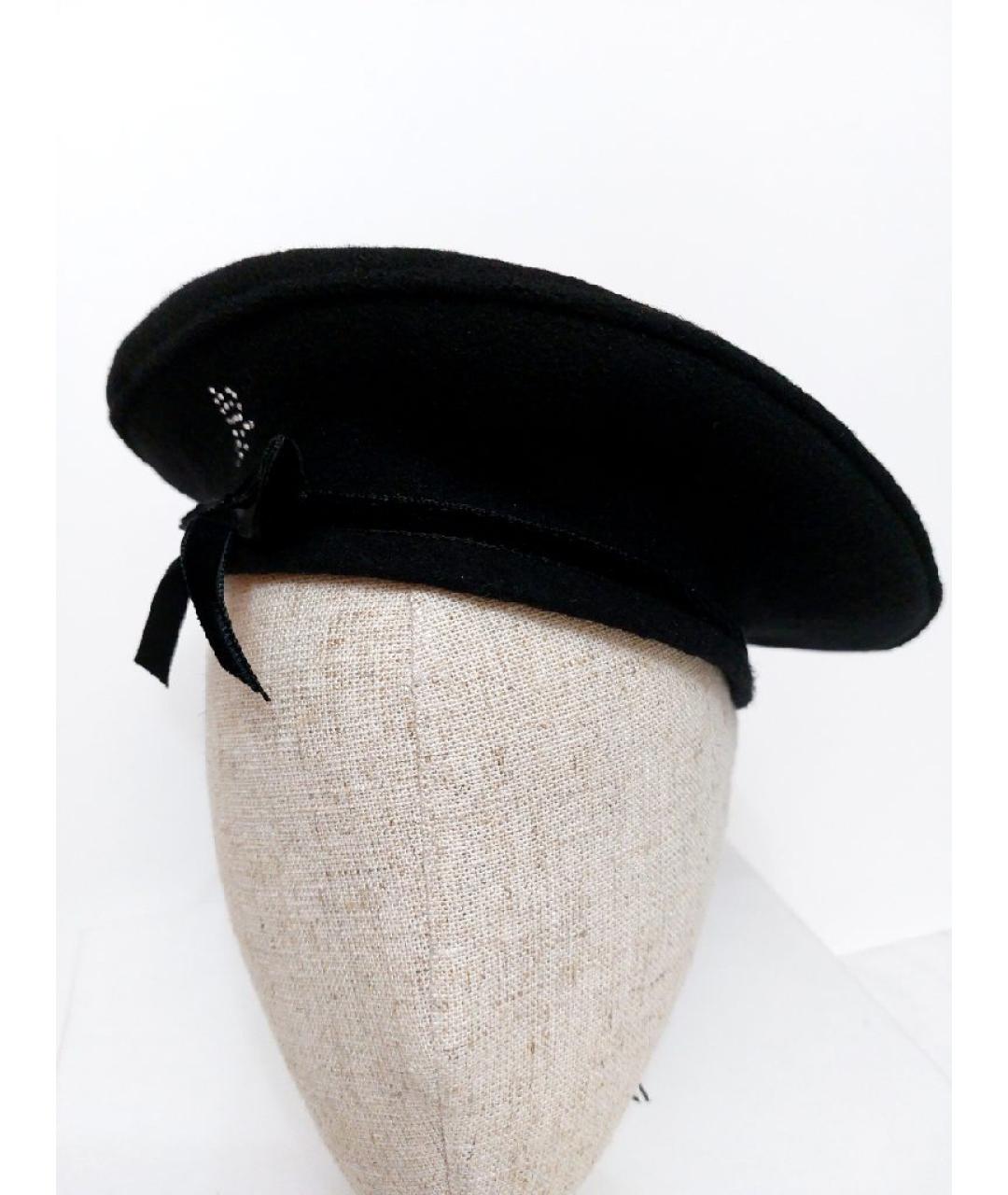 SONIA RYKIEL Черная шерстяная шапка, фото 5