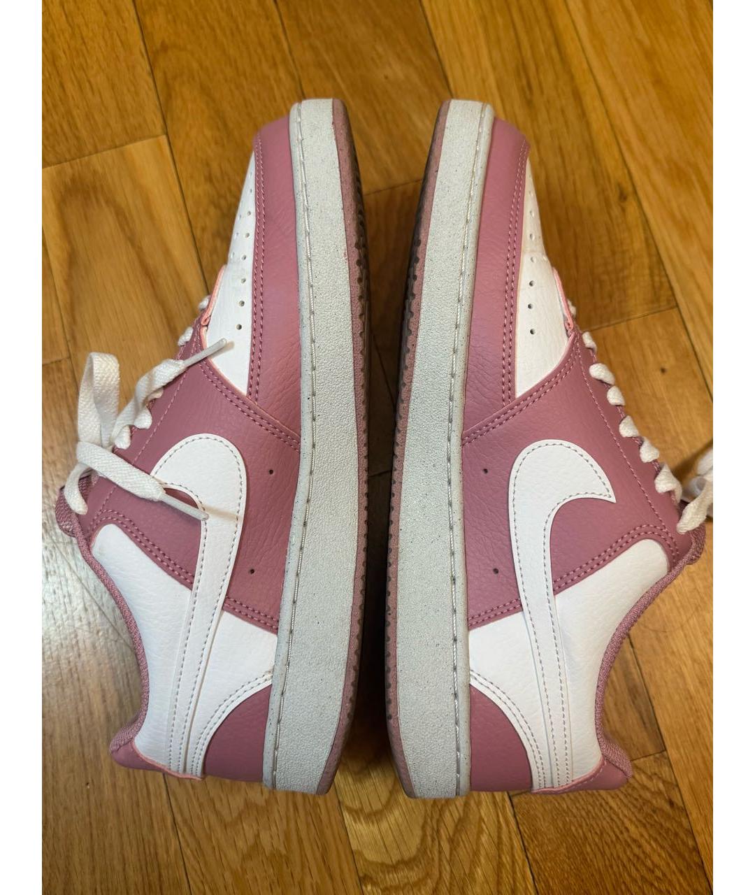 NIKE Розовые кожаные кеды, фото 9