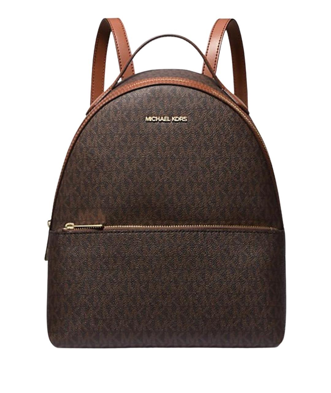 MICHAEL KORS Коричневый рюкзак из искусственной кожи, фото 1