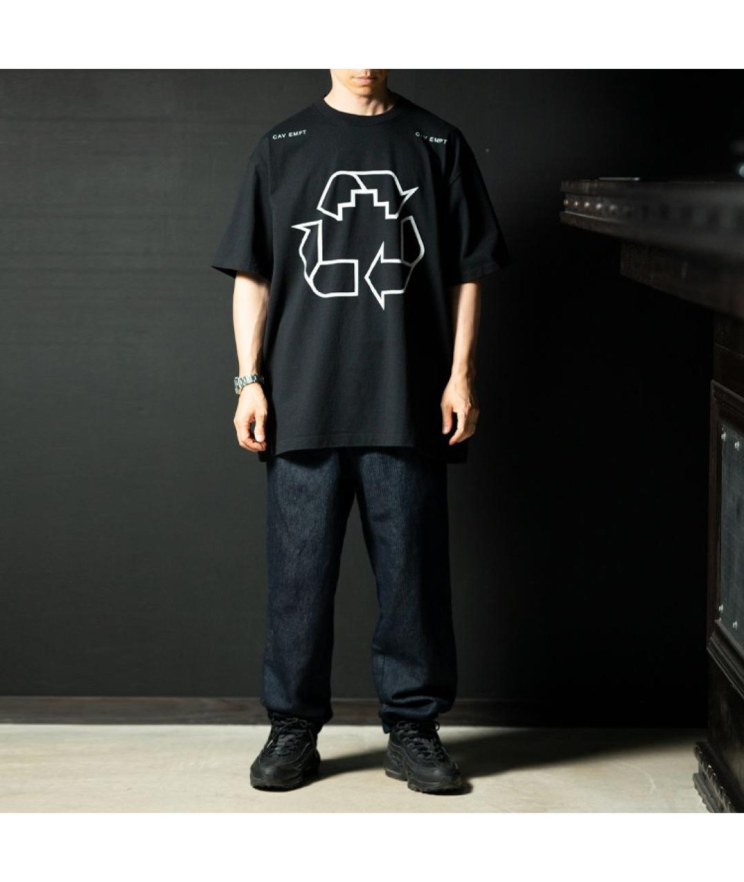 CAV EMPT Черная хлопковая футболка, фото 3