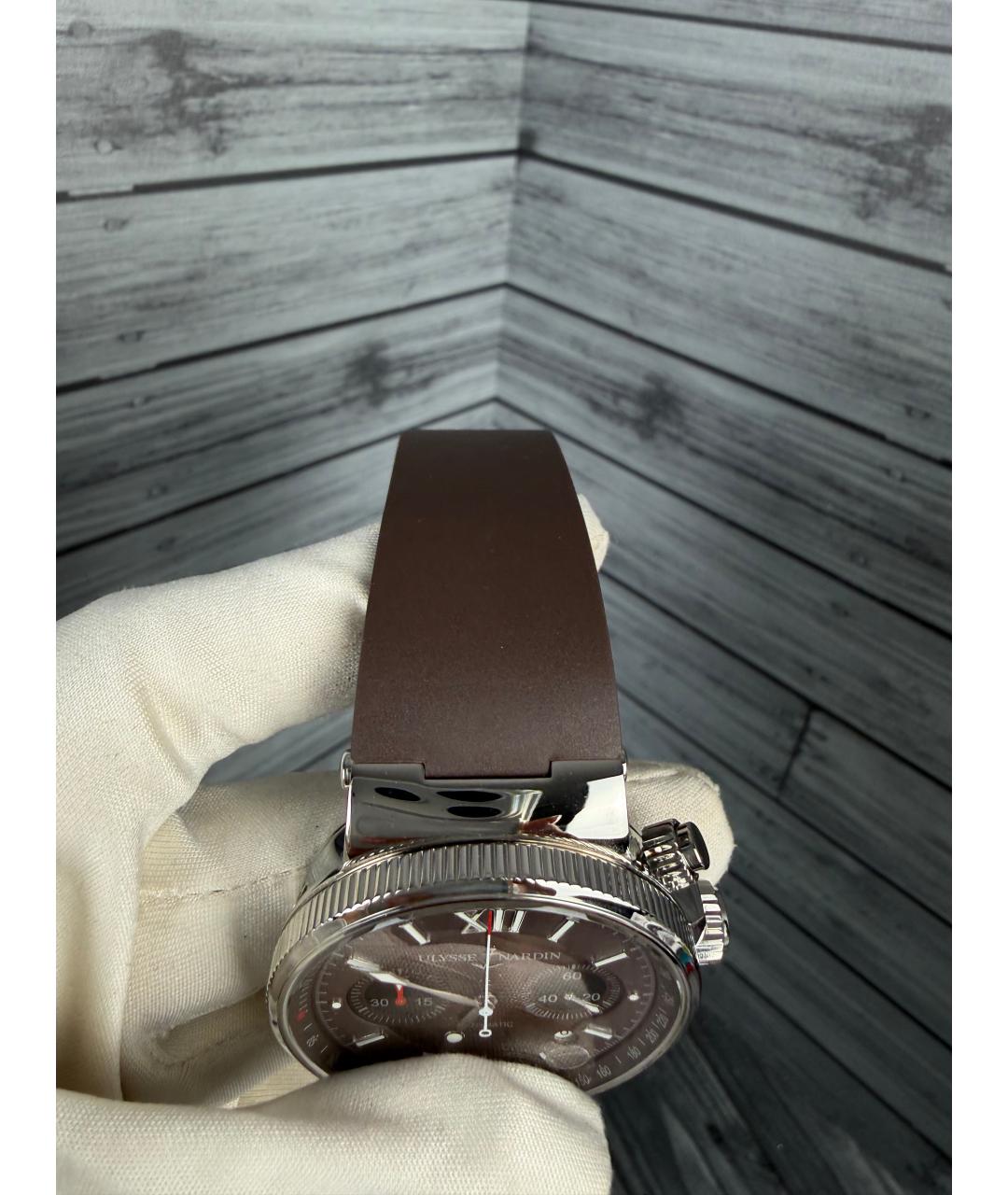 Ulysse Nardin Коричневые часы, фото 7