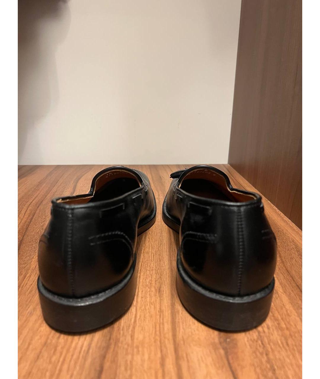 POLO RALPH LAUREN Черные кожаные лоферы, фото 4