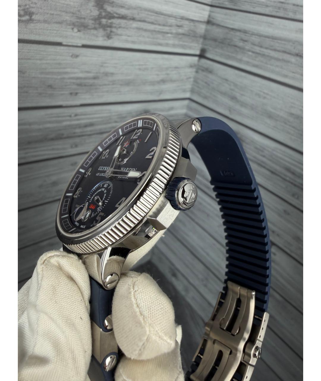 Ulysse Nardin Темно-синие часы, фото 5