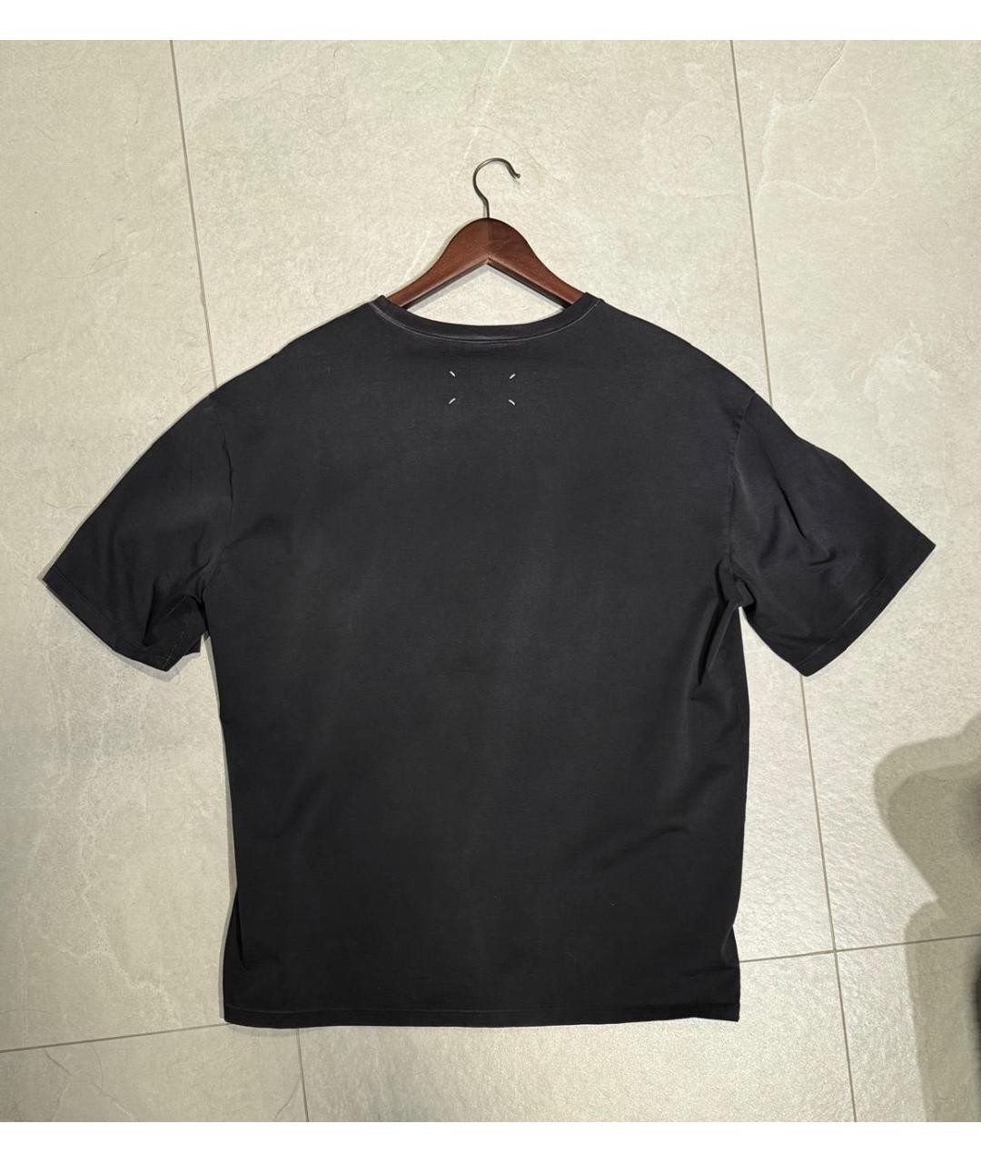 MAISON MARGIELA Серая хлопковая футболка, фото 2