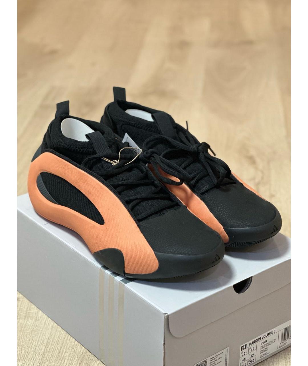 ADIDAS Оранжевое текстильные высокие кроссовки / кеды, фото 3