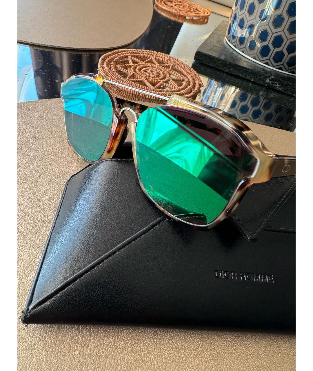 CHRISTIAN DIOR Мульти пластиковые солнцезащитные очки, фото 4