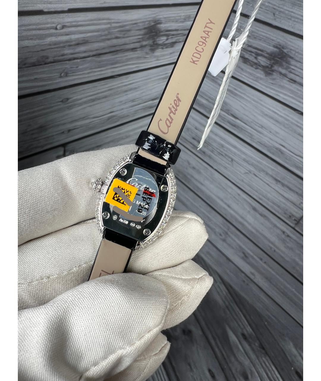 CARTIER Белые часы из белого золота, фото 8