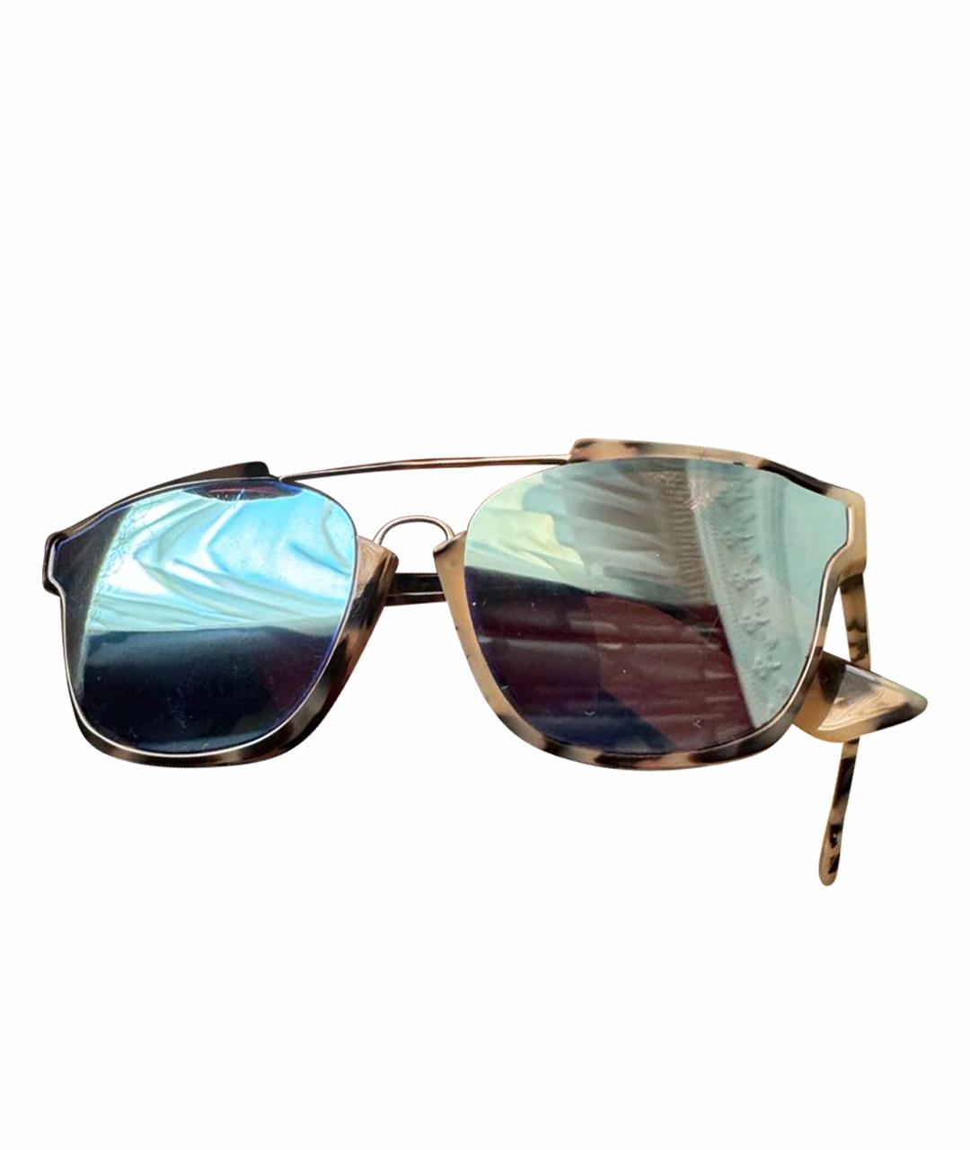 CHRISTIAN DIOR Голубые пластиковые солнцезащитные очки, фото 1