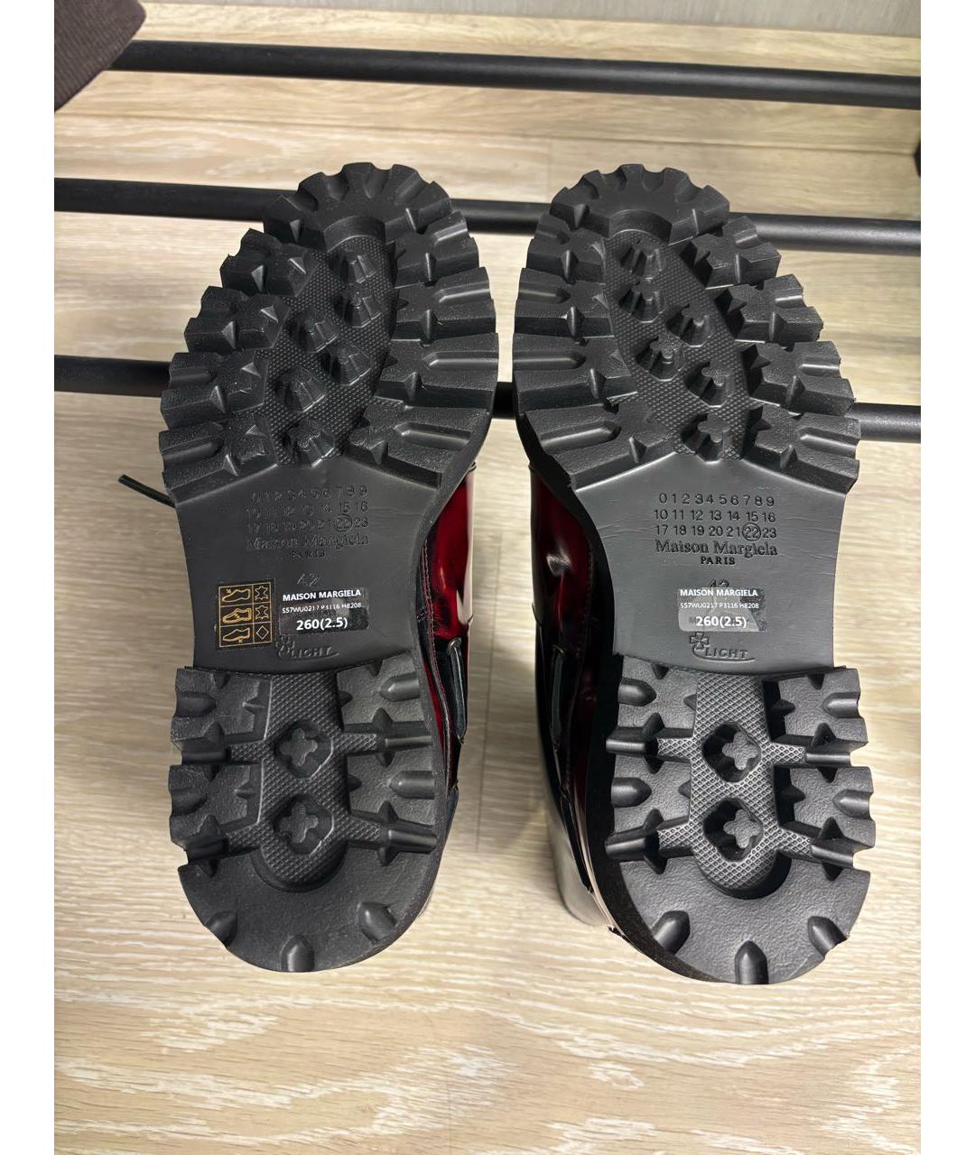 MAISON MARGIELA Мульти высокие ботинки из искусственной кожи, фото 7