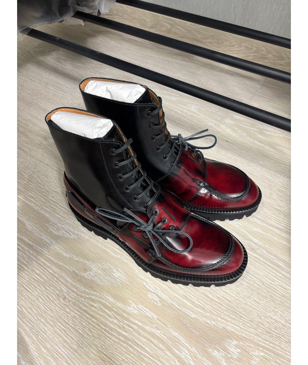 MAISON MARGIELA Мульти высокие ботинки из искусственной кожи, фото 6